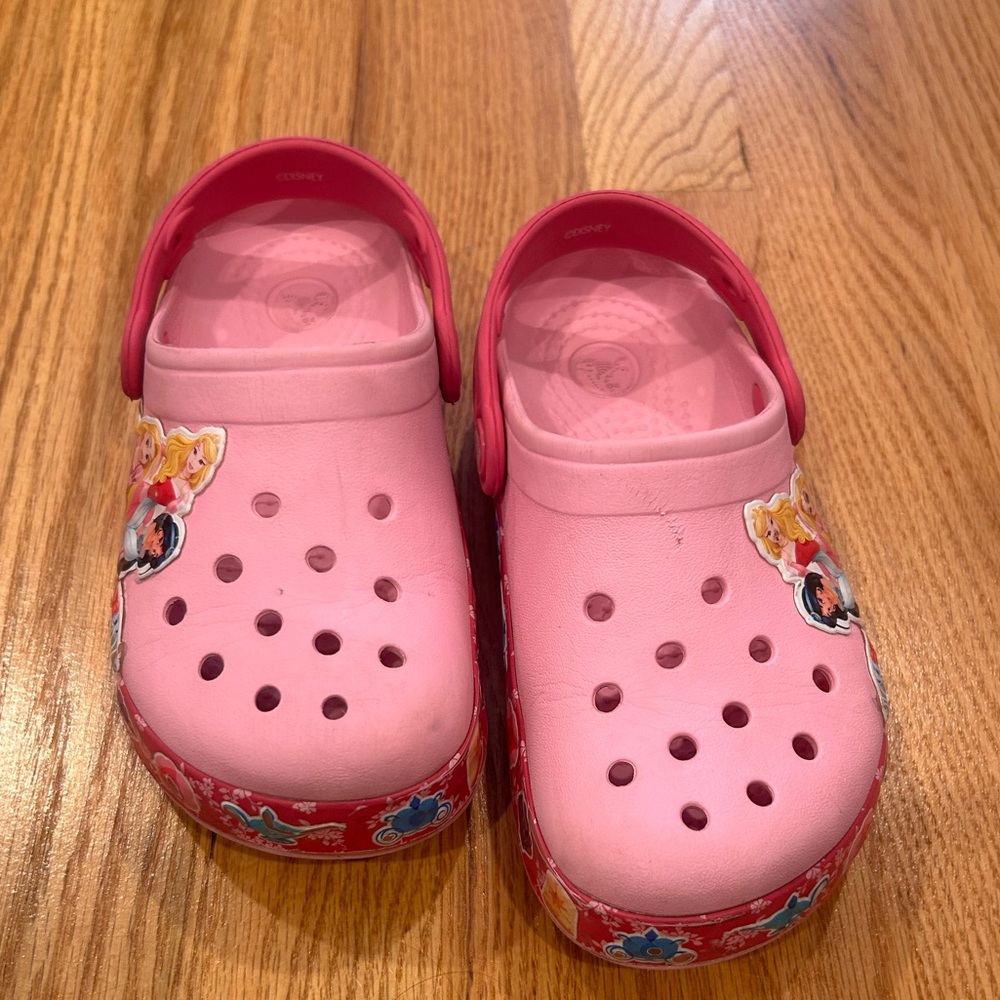 CROCS Kids Pink Princess Clogs